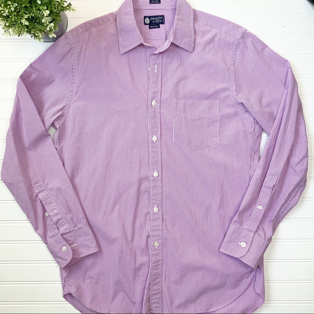 JCREW HABERDASHERY Purple Button Down casual Shirt